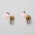 Vintage Italian Brass and Opaline Globe Sconces, 1950s, Set of 2 For Sale - Image 4 of 12