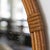 Brown 1960s French Rattan Oval Mirror For Sale - Image 8 of 11