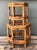 Late 20th Century Vintage Hexagonal Bamboo Orchid Pedestals - Set of 2 For Sale - Image 5 of 12