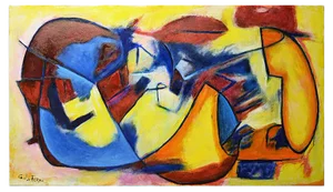 Post-Cubism - Oil Painting 2016 by Giorgio Lo Fermo 2016