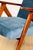 Vintage VAR B-310 Chair in Blue Sky Velvet and Wood, 1960s For Sale - Image 6 of 11