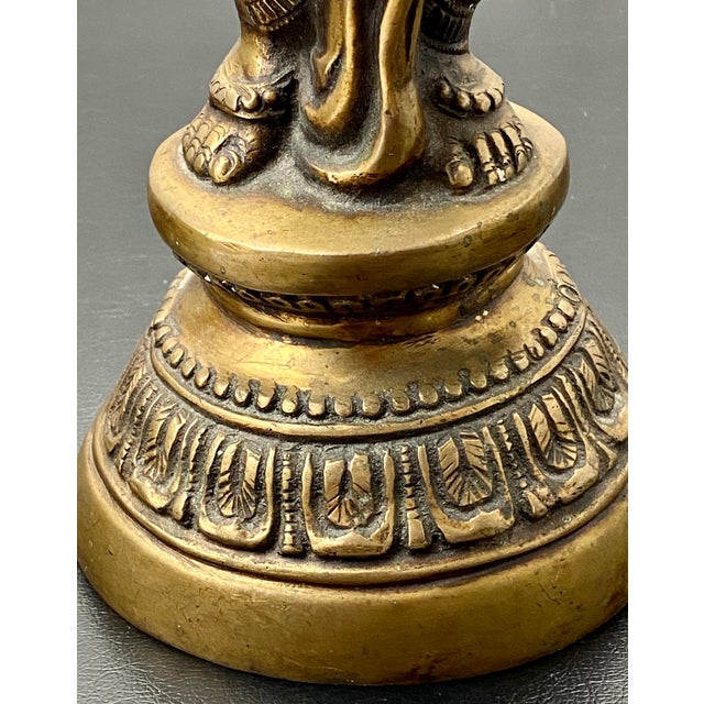 Vintage Lord Krishna Bronze Statue Chairish