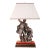19th Century French Silvered Bronze Figural Sculpture Mounted as Table Lamp For Sale