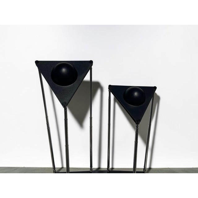 Pair of Ferdinand Alexander Porsche Kandido Table Lamps for Luci Italia, 1980s For Sale - Image 17 of 18