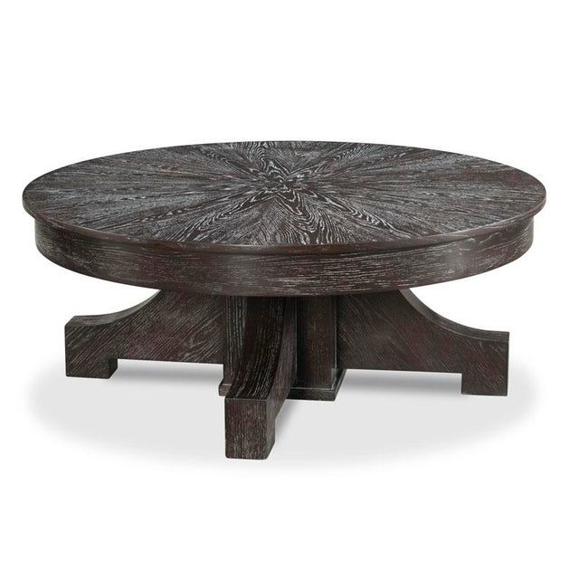 Transitional Carter Cocktail Table in Black For Sale - Image 3 of 3