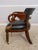 Maitland - Smith 1980s Maitland Smith Set of 4 Empire Style Barrel Back Leather Club Chairs For Sale - Image 4 of 18