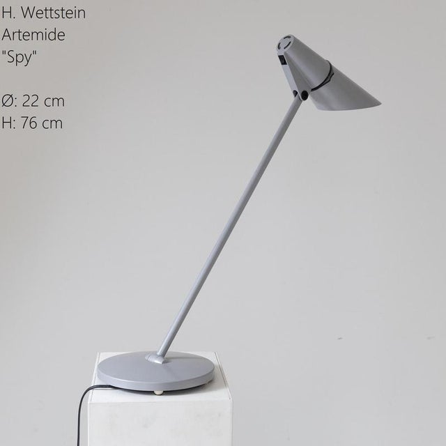 Spy Table Lamp by Herbert Wettstein for Artemide, Italy, 1980s For Sale - Image 3 of 8