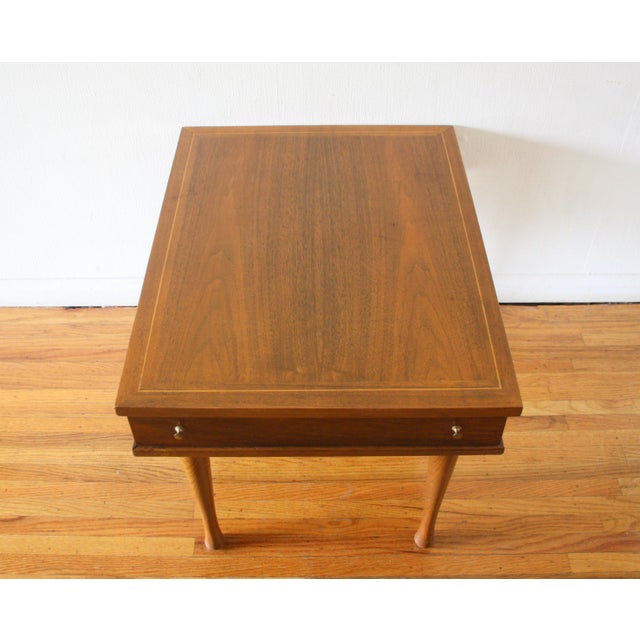 Mid-Century Modern Mid Century Modern Side End Table Nightstand by American of Martinsville For Sale - Image 3 of 4