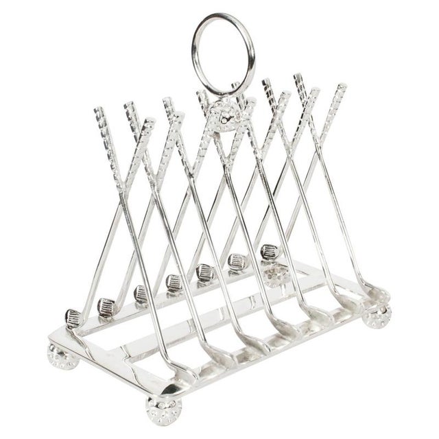 Vintage Silver Plated Letter Toast Rack For Sale - Image 15 of 15