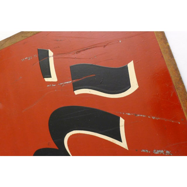 Mid-Century Dalami Advertising Sign in Sheet Metal, France, 1950s For Sale - Image 11 of 13