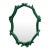 Vintage Green Painted Twig Mirror For Sale
