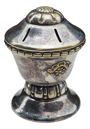 Antique Danish Plated Stand for Fruit Knives, 1890s