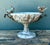 Mid 20th Century Vintage Floral Glazed Ceramic Pedestal Cache Pot For Sale - Image 5 of 16