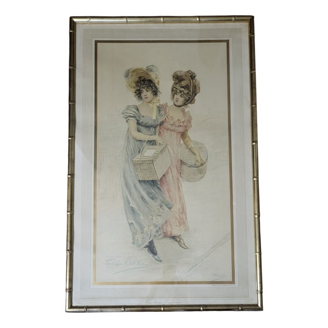 Frédérique Vallet-Bisson, Élégantes, 1900s, Lithographie For Sale