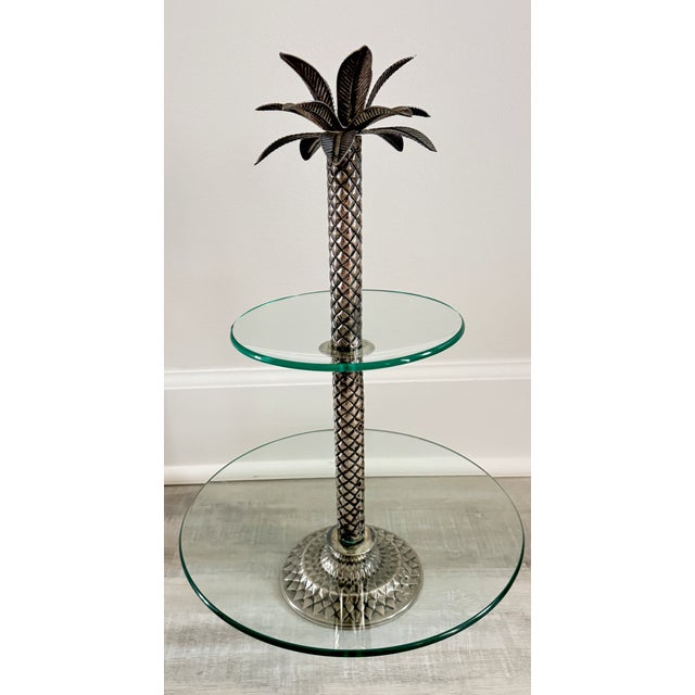 Bring a touch of Palm Beach style to your entertaining with this matching pair of vintage Godinger Silver Art Co two tier...