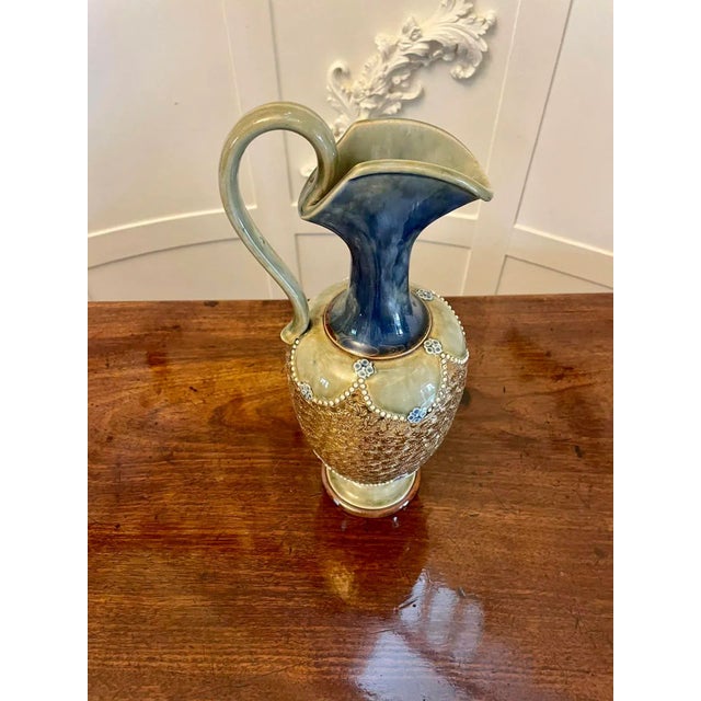 Antique Victorian Doulton Lambeth Jug, 1880 For Sale - Image 3 of 9