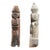 Pair of Antique Hand Carved Folk Art Figurative Remnants For Sale