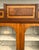 Early 1900s Architectural Oak Display Glass-Front Cabinet on Chest For Sale - Image 4 of 18