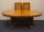 Late 20th Century Stanley Furniture Banded Burled Wood Blonde Contemporary Modern 110" Oval Double Pedestal Dining Table 454-11-136/236 For Sale - Image 5 of 11