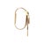 19th Century 19th Century Victorian 10k Yellow Gold Slide Tassel Bracelet With Black Enamel For Sale - Image 5 of 6