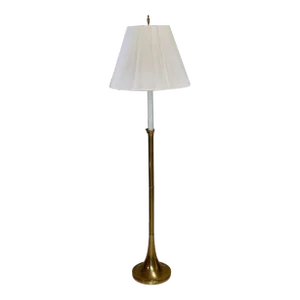 1970's Warren Kessler Brass Floor Lamp