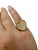 This fun heart ring contains 73 round brilliant cut diamonds weighing approximately 0.50 carat total. Mounted in 18 karat...