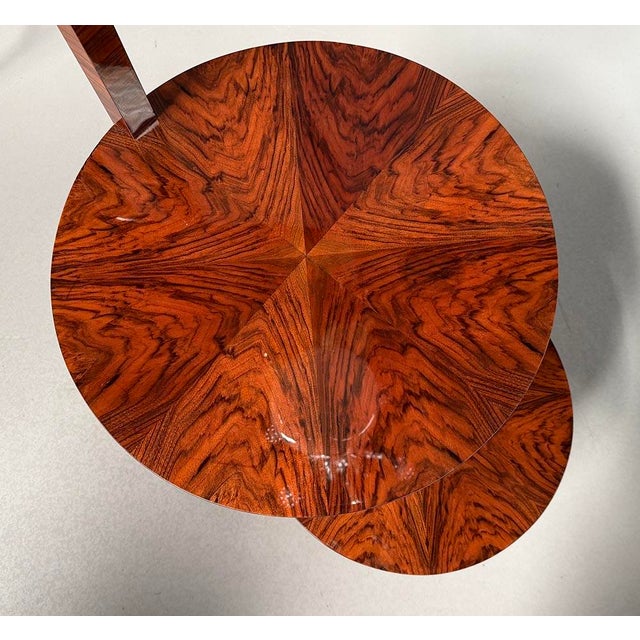 Art Deco Walnut Floor Lamp, 1930s For Sale - Image 7 of 8