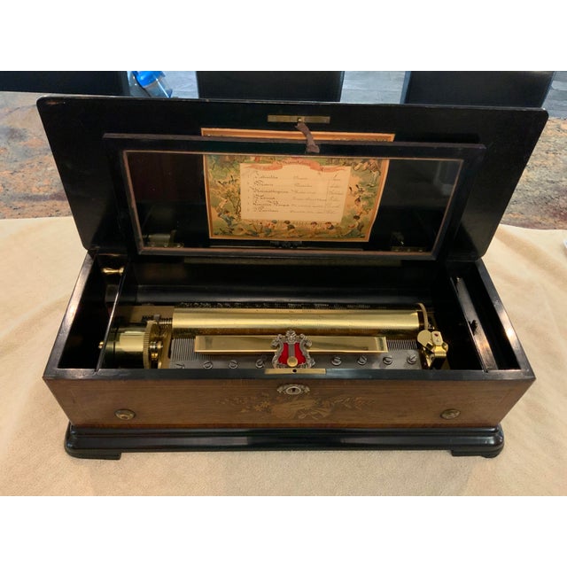 Paillard Mandoline Music Box For Sale - Image 12 of 12
