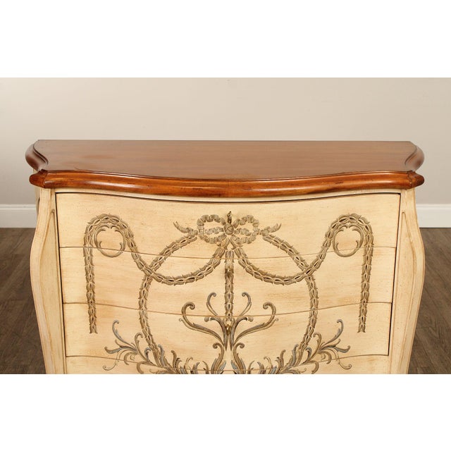Ferguson Copeland 'Isabella' Paint Decorated Commode For Sale - Image 9 of 12