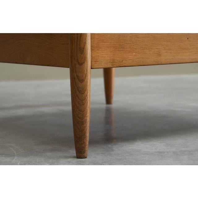 Vintage French Lounge Chairs in Oak, 1950s, Set of 2 For Sale - Image 14 of 17