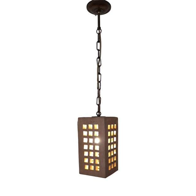 German Ceramic Ceiling Lamp, 1970s For Sale