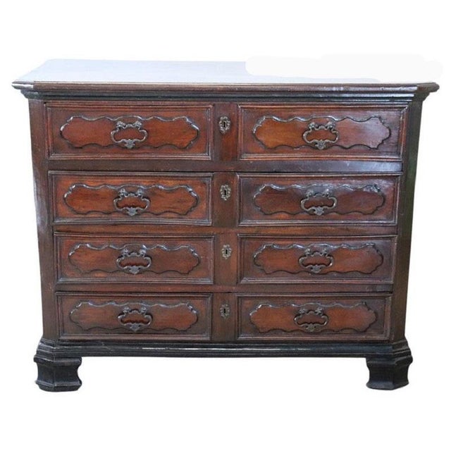 Antique Chest of Drawers in Walnut, 17th Century For Sale - Image 15 of 15