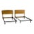 Heywood Wakefield Solid Maple Wood Twin Size Bed Frames Set of 2 Mid-Century Modern 1950s For Sale
