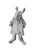 Rustic Vintage Cast Iron Anthropomorphic Gentleman Dandy Mouse Garden Statue For Sale - Image 3 of 12