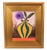 2020s Bold Impressionist Lavender Flower in Vase Painting Including the Antiqued Gold Wood Frame For Sale - Image 5 of 5