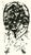 Extremely rare, original serigraph (silkscreen) after the black and white pour painting by Jackson Pollock, from the...