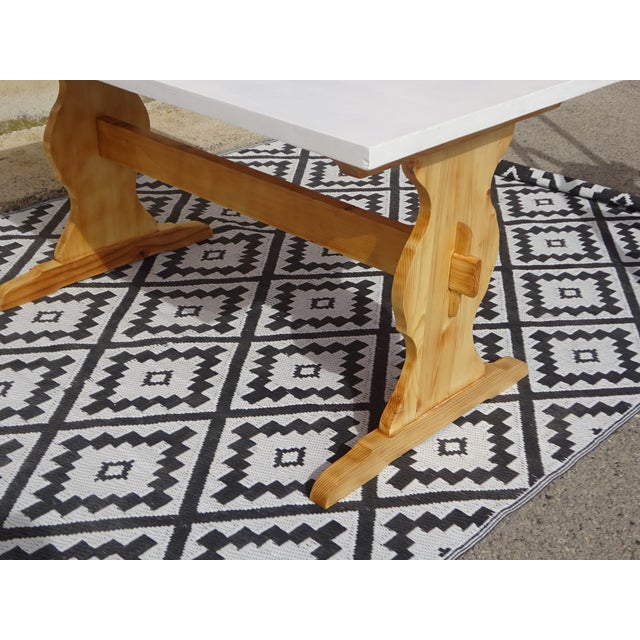 Vintage Monastery Dining Table in Pine, 1980s For Sale - Image 16 of 18