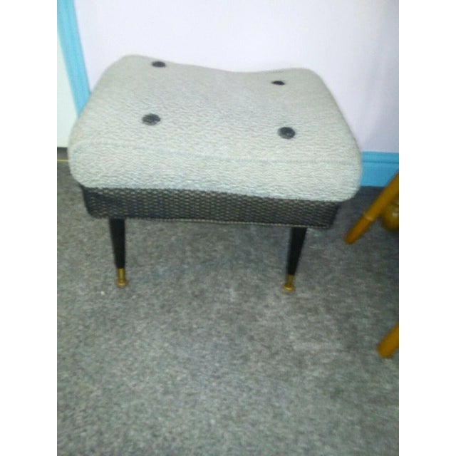 1970s Mid-Century Footstool, 1970s For Sale - Image 5 of 5