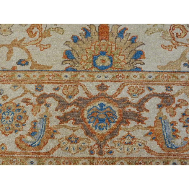 Hand Knotted Chinese Ziegler Rug - 9'2"x 12' For Sale - Image 10 of 12