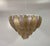 Italian Art Deco Gold and Pink Murano Glass Chandelier, 2000s For Sale - Image 4 of 15