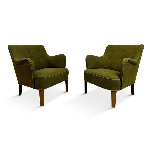Model 1748 Armchairs by Peter Hvidt for Fritz Hansen, Denmark, 1950s, Set of 2 For Sale - Image 12 of 12