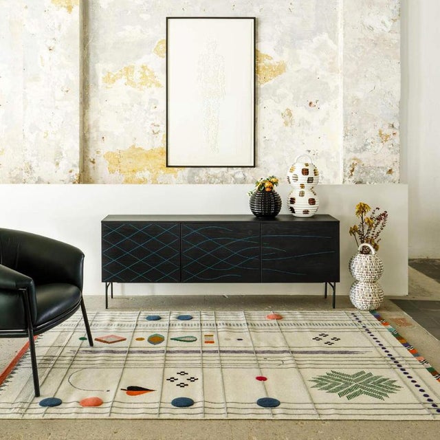 Couture Sideboard in Stained Black Ash Wood by Färg & Blanche for BD Barcelona For Sale - Image 9 of 10