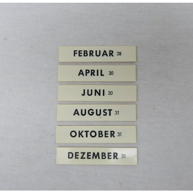 Art Deco Perpetual Calendar by Jakob Maul For Sale - Image 9 of 10