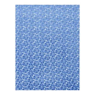 The House of Scalamandré Petal Velvet Fabric, Royal Blue For Sale