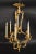 Gilt bronze chandelier.