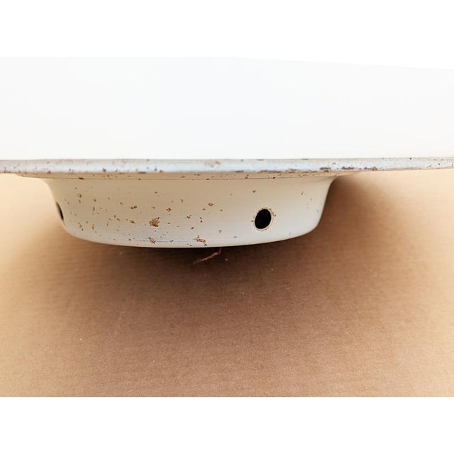 Opaline Glass and Brass Omega Ceiling Lamp by Vico Magistretti for Artemide, 1960s For Sale - Image 16 of 17