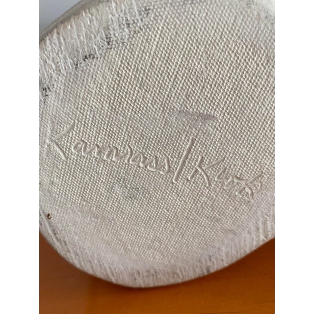 Vintage 1980s Large Abstract Studio Pottery Vase – Signed Kamrass/Kiok Nyc For Sale - Image 10 of 12