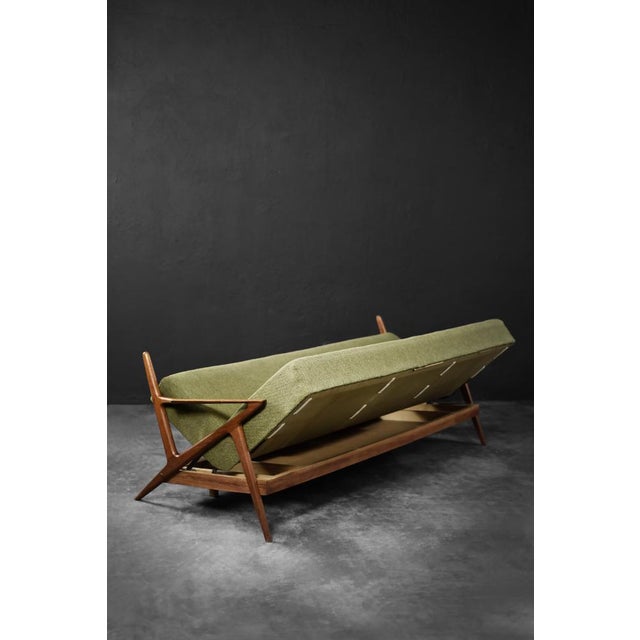 Vintage Danish Three-Seater Z-Sofa by Poul Jensen for Selig Furniture, 1950s For Sale - Image 11 of 18