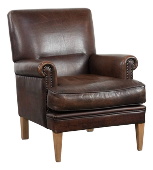 Club Chair in Sheepskin Leather