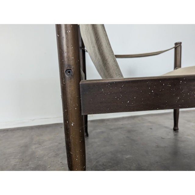 Danish Safari Armchairs by Erik Worts for Niels Eilersen, Set of 2 For Sale - Image 7 of 8